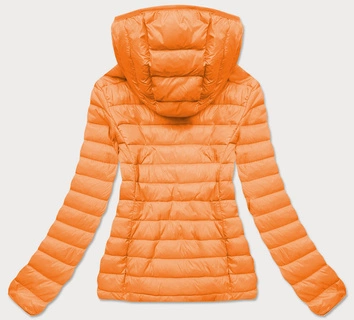 Pikowana kurtka damska pomarańczowa (20313)