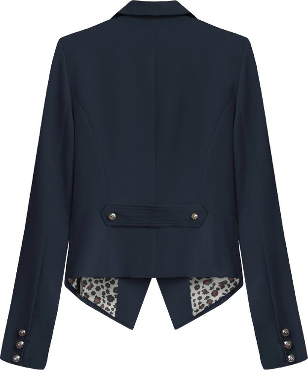 MARYNARKA Z GUZIKAMI GRANATOWA (8193/1)