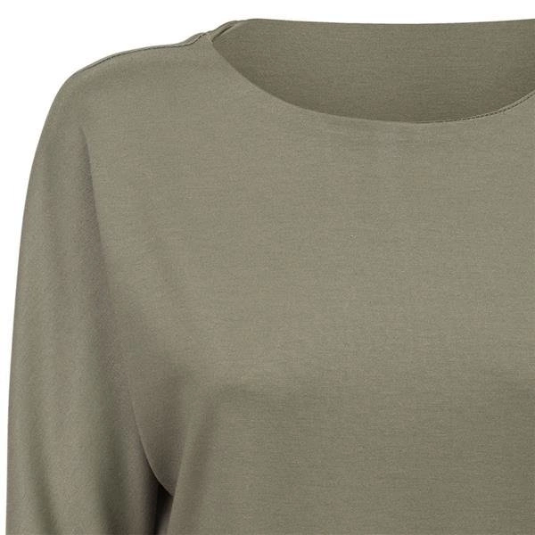 SUKIENKA Z TROKIEM W PASIE KHAKI (S32)