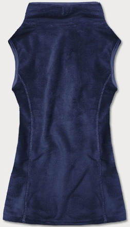 Pluszowa kamizelka damska granatowa (hh003-50)