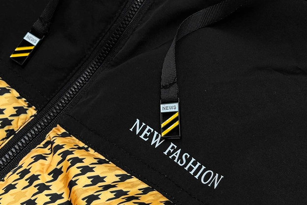 Sportowa kurtka przejściowa damska żołta (w706)