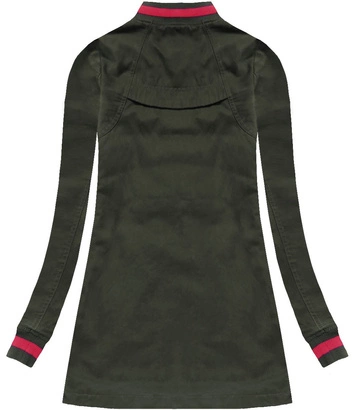 DŁUŻSZA KURTKA TYPU BOMBER KHAKI (1725)