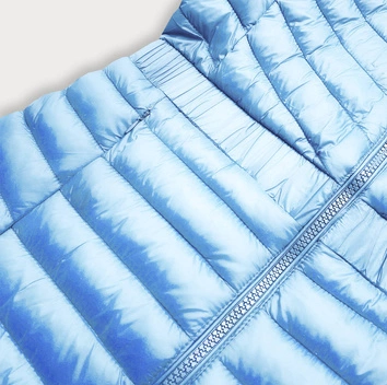 Taliowana kurtka damska błękitna (gt-212)