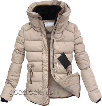 KRÓTKA KURTKA ZIMOWA S'WEST BEŻOWA (1309-2)