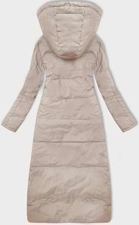 Dwustronna kurtka zimowa z misiem J Style jasny beżowy (16M9167-280)