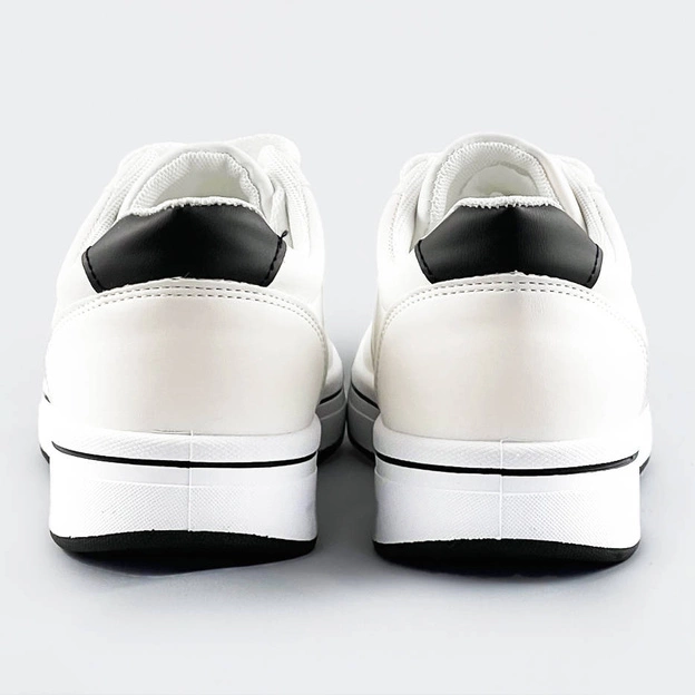 Sportowe buty damskie biało-czarne (ad-587)