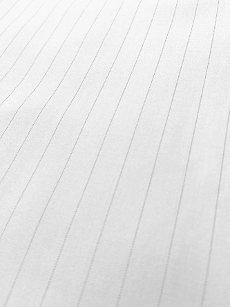 Szerokie spodnie damskie w paseczki białe (18629)