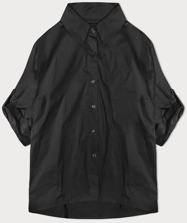 Koszula z ozdobną kokardą na plecach czarna (24018)